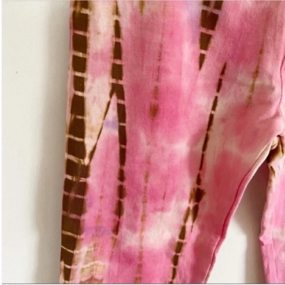 Jak & Peppar Dazed and Confused leggings pink voltage tie dye